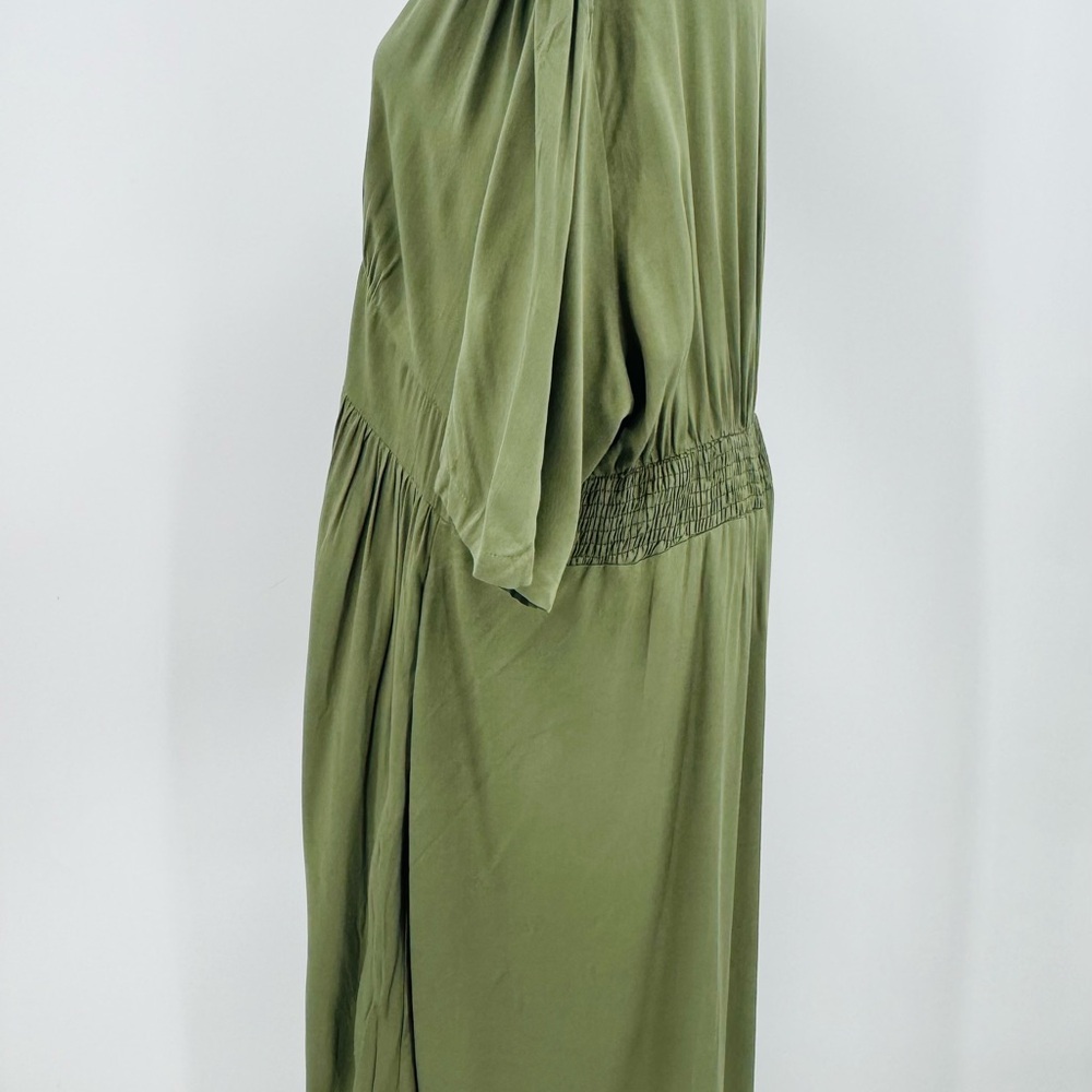 Bloomchic Elegant Olive Green Women's Dress, 18-20 - Picture 4 of 10